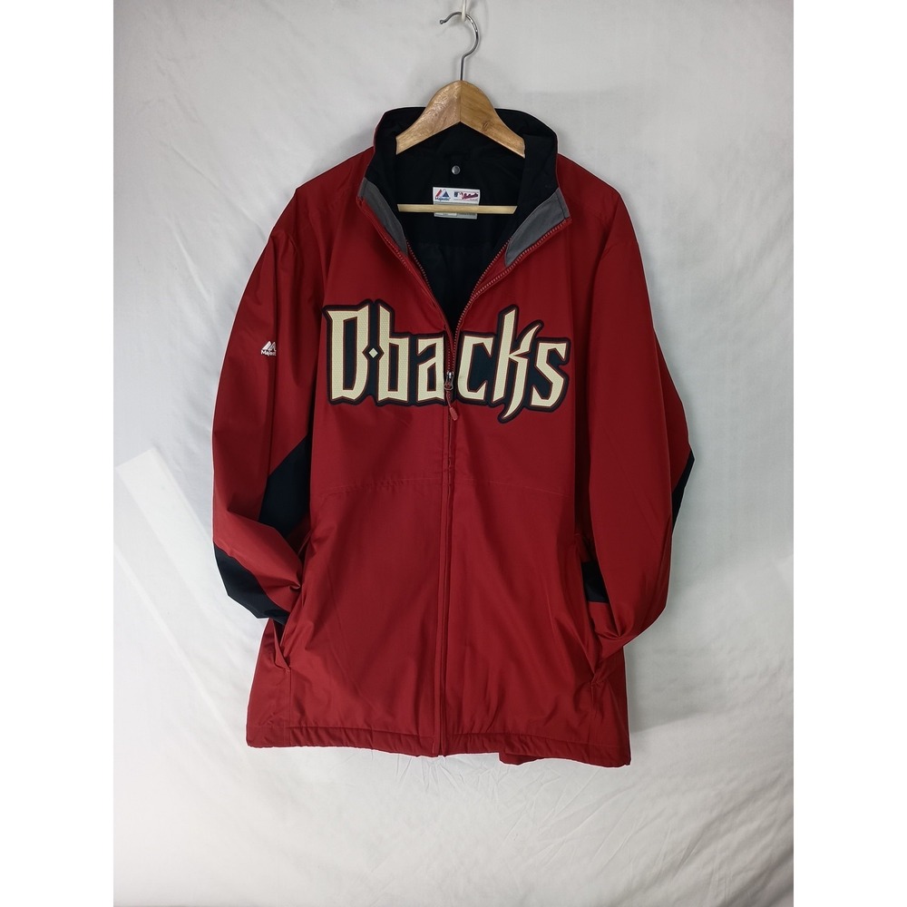 Arizona Diamondbacks Men's Majestic Therma Base Dugout Jacket Large Lrg L